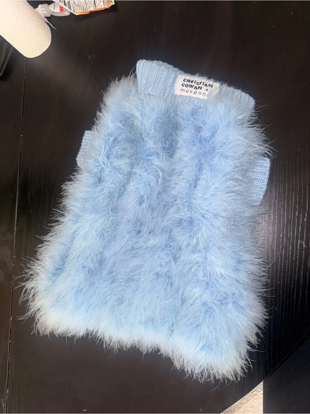 Christian Cowan x maxbone Dog Jumper – Light Blue | Size Large